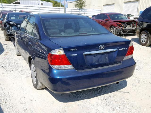 4T1BE32K66U130162 - 2006 TOYOTA CAMRY LE BLUE photo 3