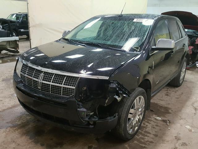 2LMDU88C48BJ01426 - 2008 LINCOLN MKX BLACK photo 2