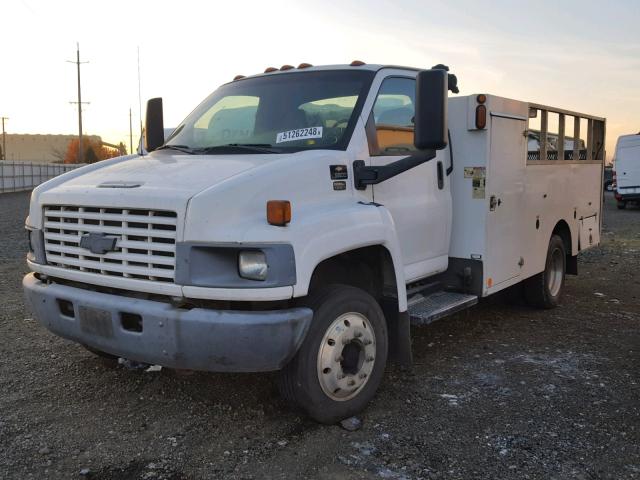 1GBE5C1276F420843 - 2006 CHEVROLET C5500 C5C0 WHITE photo 2