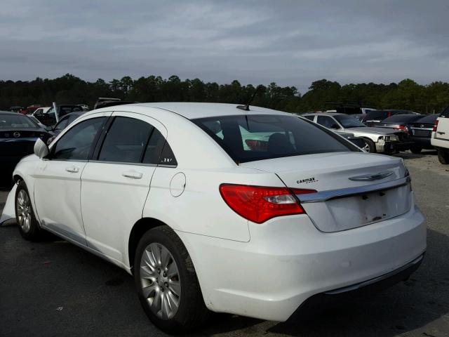 1C3CCBAB9EN176074 - 2014 CHRYSLER 200 LX WHITE photo 3