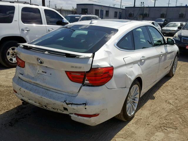 WBA3X9C53GD869583 - 2016 BMW 335 XIGT WHITE photo 4