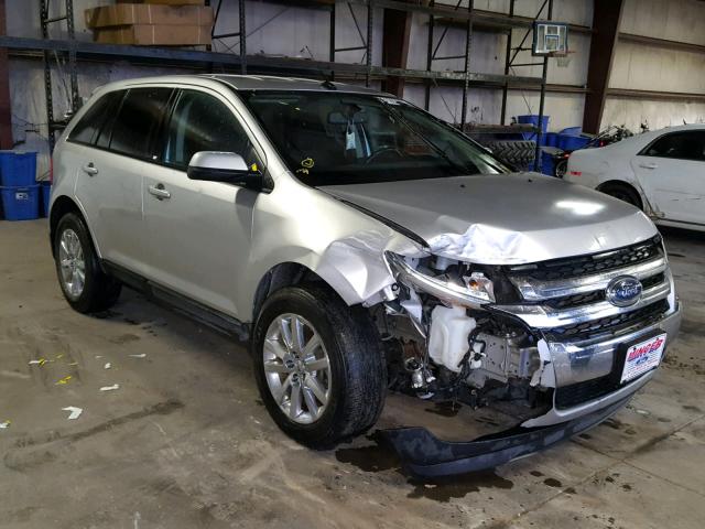 2FMDK3JC8CBA88865 - 2012 FORD EDGE SEL SILVER photo 1