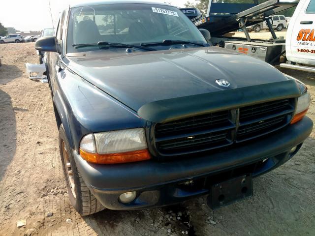 1D7HL32N13S366956 - 2003 DODGE DAKOTA SPO BLUE photo 9