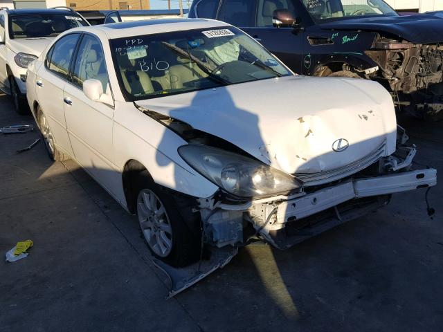 JTHBF30G230142830 - 2003 LEXUS ES 300 WHITE photo 1