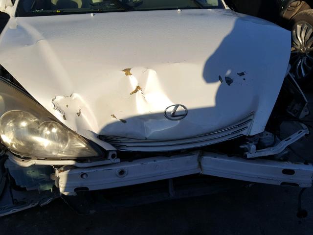 JTHBF30G230142830 - 2003 LEXUS ES 300 WHITE photo 7