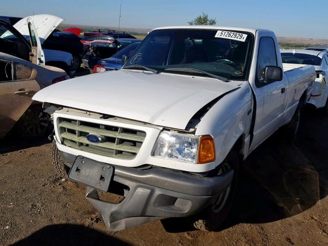 1FTYR10E72PA21139 - 2002 FORD RANGER WHITE photo 2