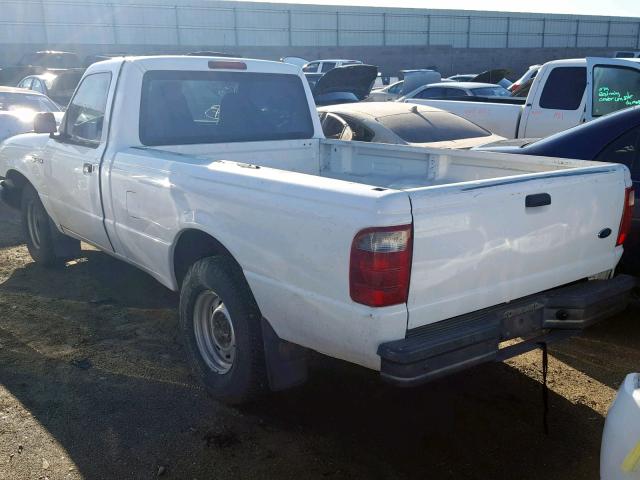 1FTYR10E72PA21139 - 2002 FORD RANGER WHITE photo 3