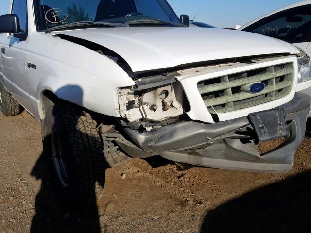 1FTYR10E72PA21139 - 2002 FORD RANGER WHITE photo 9