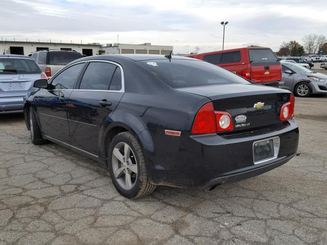1G1ZC5E1XBF130633 - 2011 CHEVROLET MALIBU 1LT BLACK photo 3