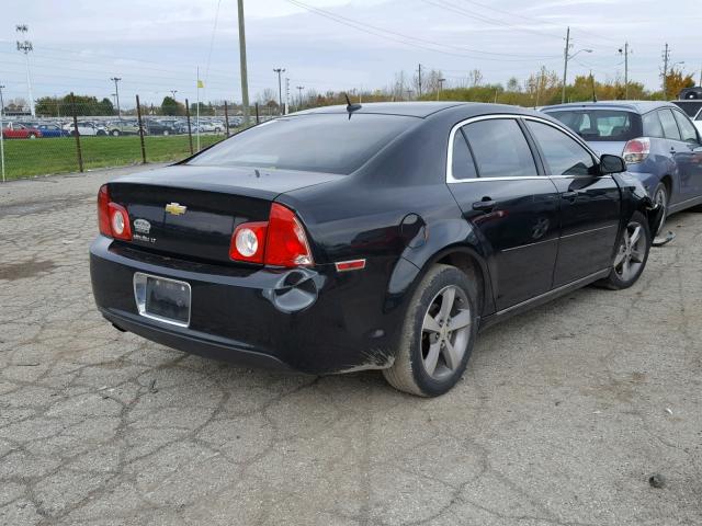 1G1ZC5E1XBF130633 - 2011 CHEVROLET MALIBU 1LT BLACK photo 4