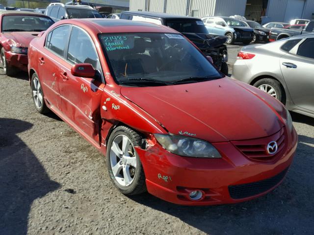 JM1BK323141214541 - 2004 MAZDA 3 S RED photo 1