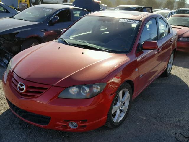 JM1BK323141214541 - 2004 MAZDA 3 S RED photo 2