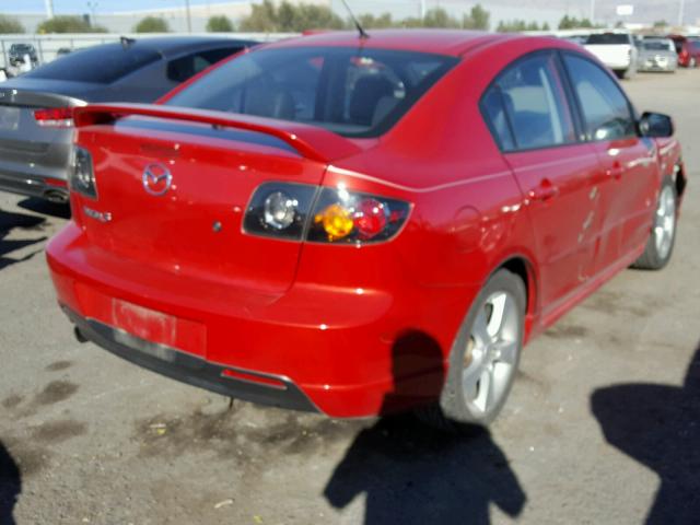 JM1BK323141214541 - 2004 MAZDA 3 S RED photo 4