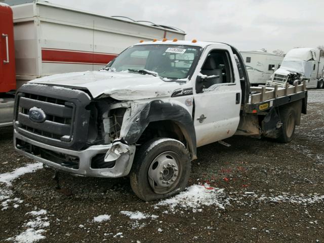 1FDUF4HT8FEC91621 - 2015 FORD F450 SUPER WHITE photo 2