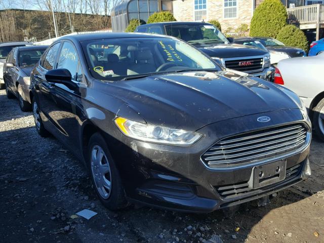 3FA6P0G74ER334814 - 2014 FORD FUSION S BLACK photo 1