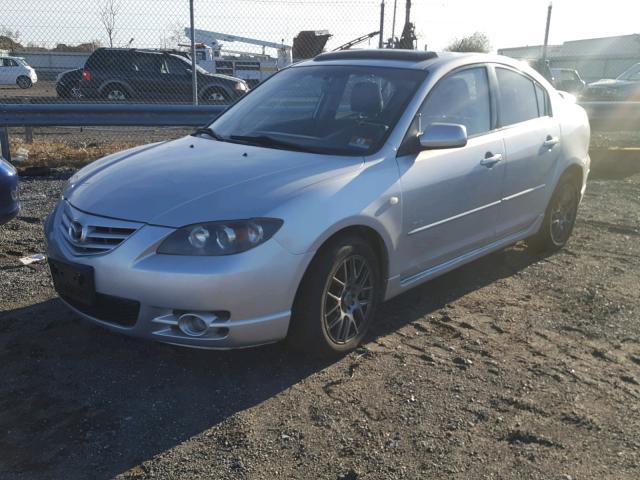 JM1BK323541197632 - 2004 MAZDA 3 S GRAY photo 2