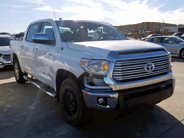 5TFHW5F11EX411808 - 2014 TOYOTA TUNDRA CRE WHITE photo 1