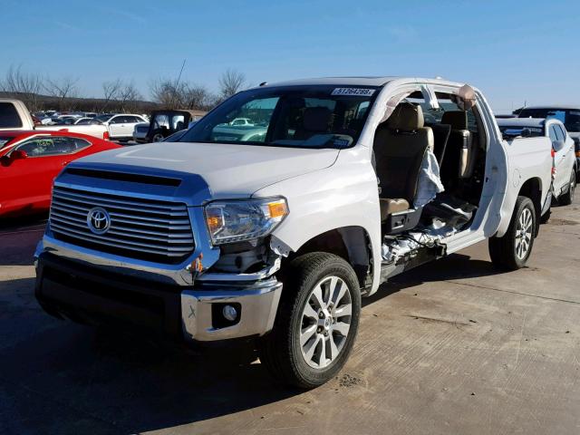 5TFHW5F11EX411808 - 2014 TOYOTA TUNDRA CRE WHITE photo 2