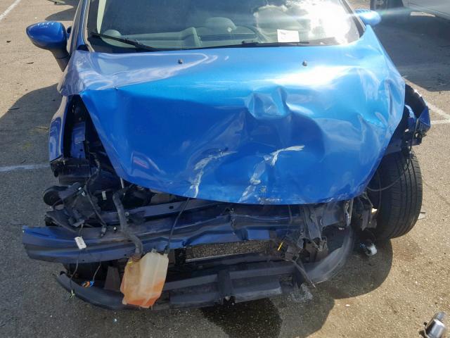 3FADP4BJ7BM162725 - 2011 FORD FIESTA SE BLUE photo 9