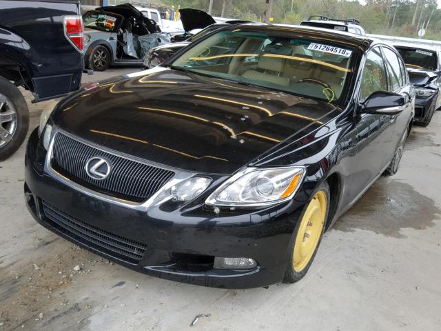 JTHBE96SX80039034 - 2008 LEXUS GS 350 BLACK photo 2