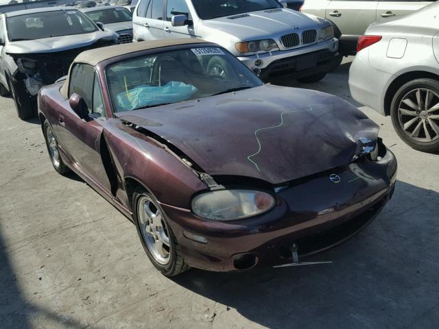 JM1NB3531Y0150490 - 2000 MAZDA MX-5 MIATA PURPLE photo 1