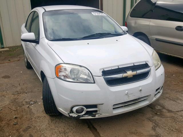 KL1TG5DE0BB219373 - 2011 CHEVROLET AVEO LT WHITE photo 1