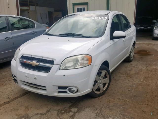 KL1TG5DE0BB219373 - 2011 CHEVROLET AVEO LT WHITE photo 2