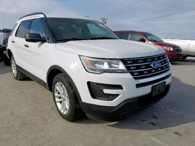 1FM5K7B82GGA59849 - 2016 FORD EXPLORER WHITE photo 1