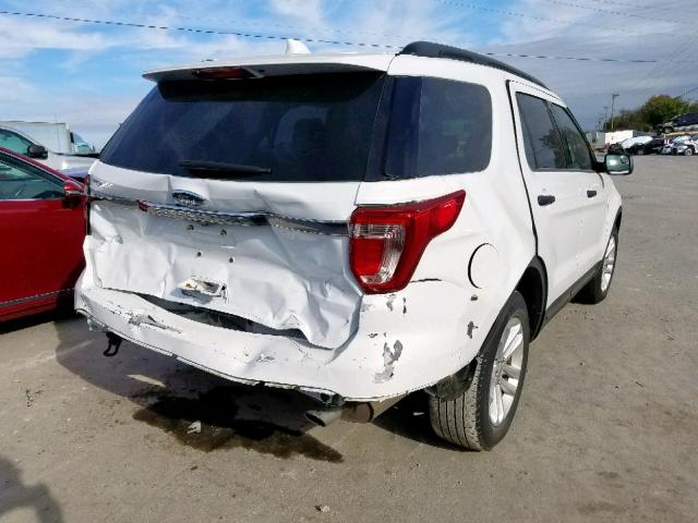 1FM5K7B82GGA59849 - 2016 FORD EXPLORER WHITE photo 4