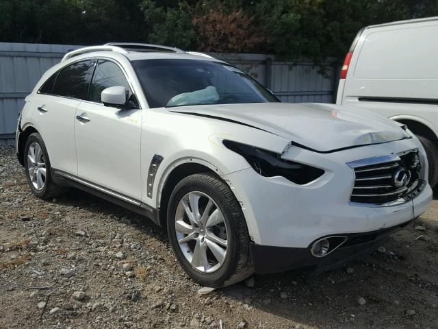 JN8AS1MU6CM122672 - 2012 INFINITI FX35 WHITE photo 1