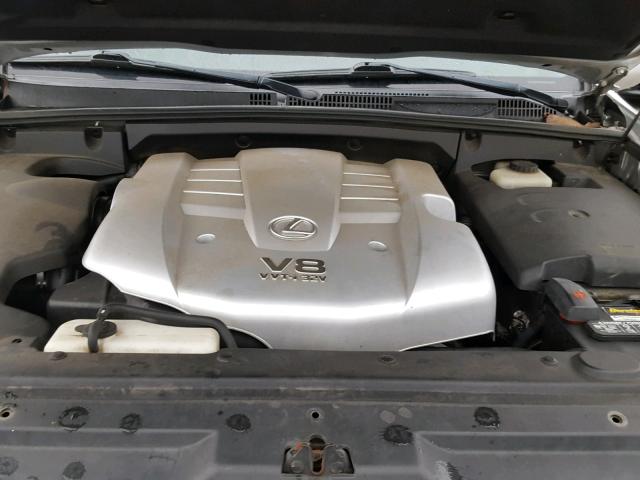 JTJBT20X560101131 - 2006 LEXUS GX 470 SILVER photo 7