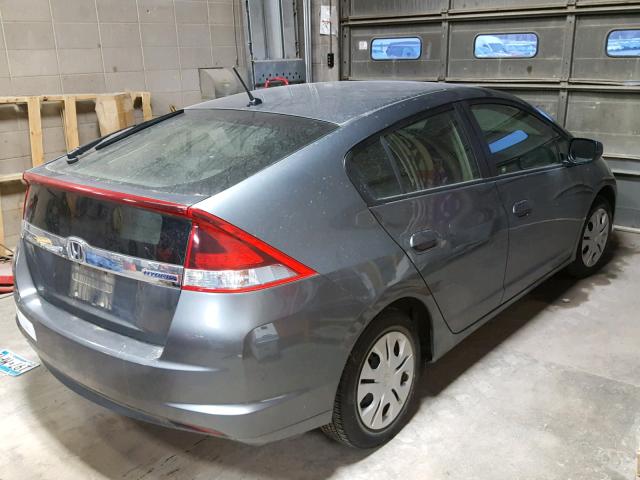 JHMZE2H32DS004000 - 2013 HONDA INSIGHT GRAY photo 4