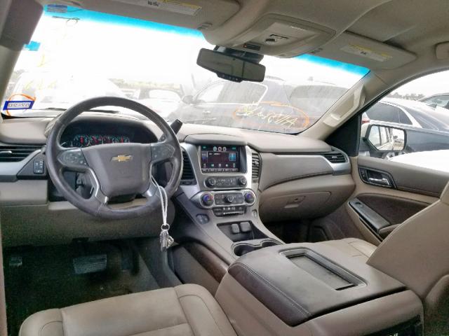 1GNSCBKC1FR115107 - 2015 CHEVROLET TAHOE C150 GOLD photo 9