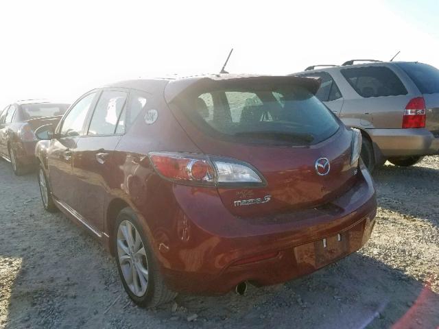 JM1BL1H53A1260104 - 2010 MAZDA 3 S BURGUNDY photo 3