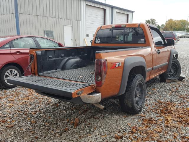 1GCDS146048157986 - 2004 CHEVROLET COLORADO ORANGE photo 4