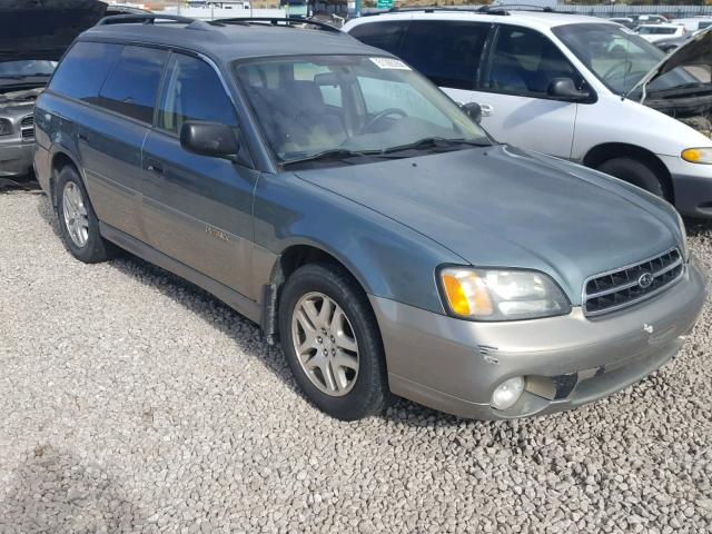 4S3BH665127629249 - 2002 SUBARU LEGACY OUT GREEN photo 1