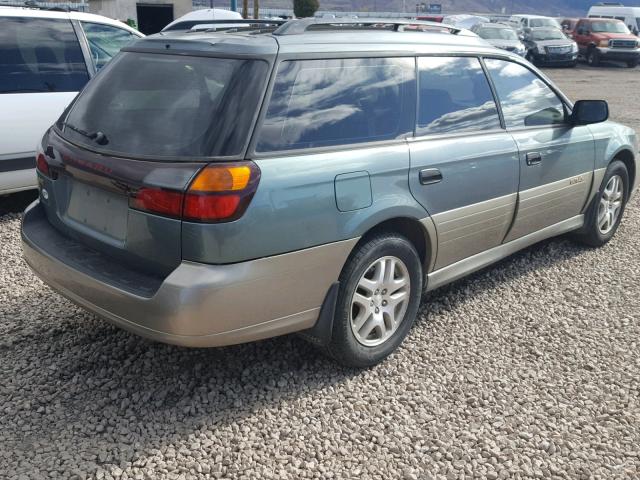 4S3BH665127629249 - 2002 SUBARU LEGACY OUT GREEN photo 4