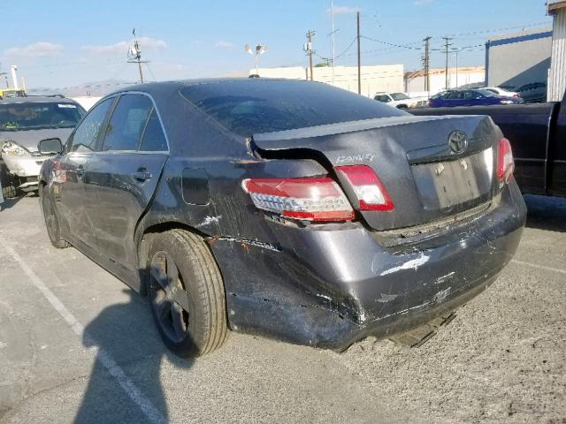 4T1BF3EK0AU062684 - 2010 TOYOTA CAMRY BASE GRAY photo 3