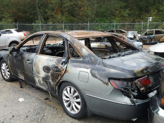 KMHFC46FX7A165817 - 2007 HYUNDAI AZERA SE BURN photo 3