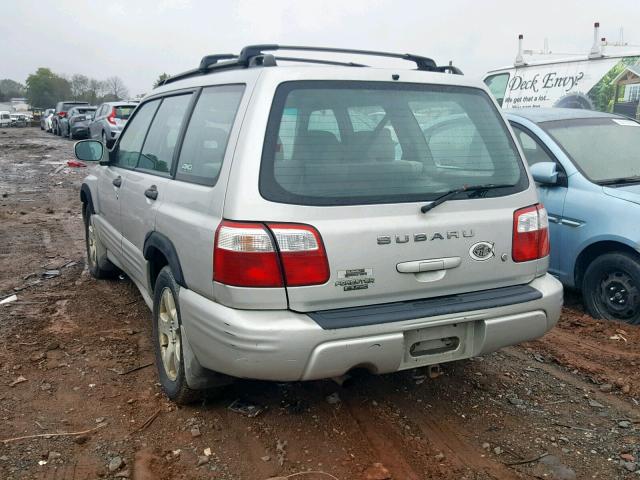 JF1SF65641H768001 - 2001 SUBARU FORESTER S SILVER photo 3