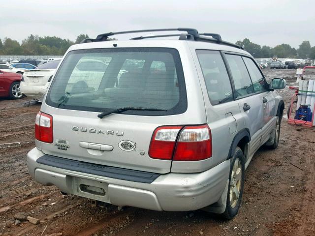 JF1SF65641H768001 - 2001 SUBARU FORESTER S SILVER photo 4