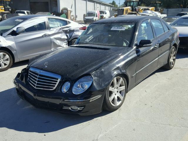 WDBUF56X08B283984 - 2008 MERCEDES-BENZ E 350 BLACK photo 2