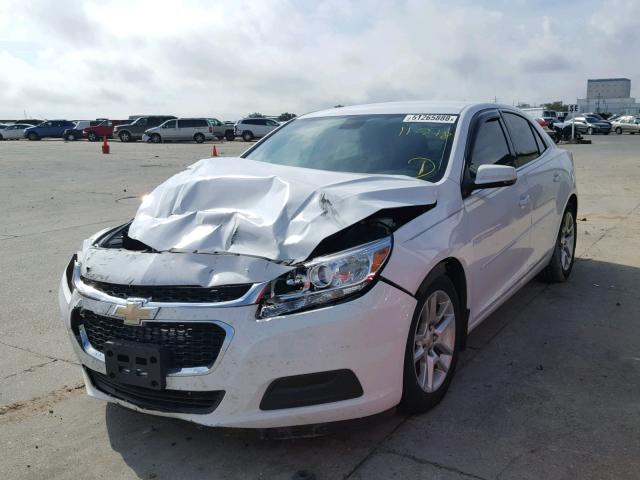 1G11C5SL9FF318553 - 2015 CHEVROLET MALIBU 1LT თეთრი ფოტო 2