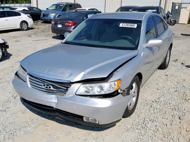 KMHFC46D27A210506 - 2007 HYUNDAI AZERA GLS SILVER photo 2