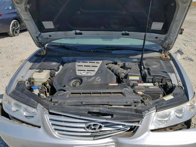 KMHFC46D27A210506 - 2007 HYUNDAI AZERA GLS SILVER photo 7