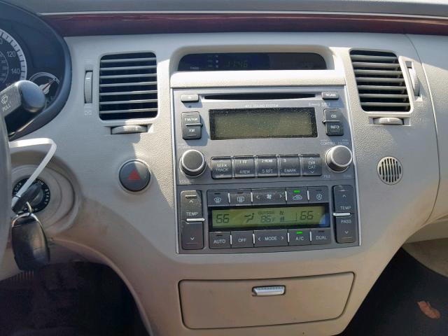 KMHFC46D27A210506 - 2007 HYUNDAI AZERA GLS SILVER photo 9