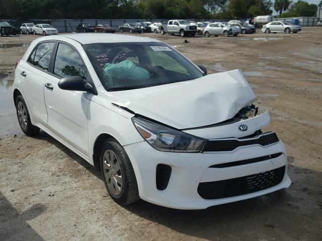 3KPA25AB7JE091367 - 2018 KIA RIO LX WHITE photo 1