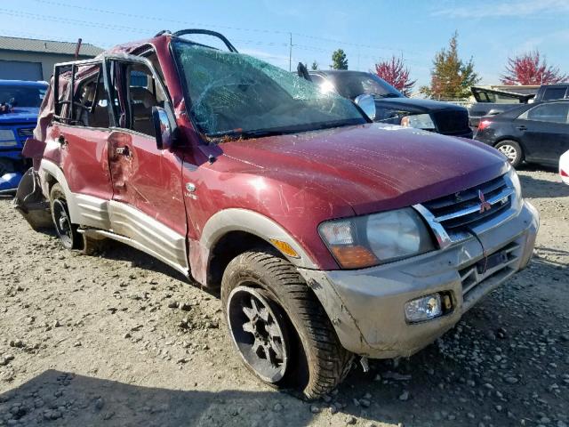 JA4MW51R11J032083 - 2001 MITSUBISHI MONTERO LI RED photo 1