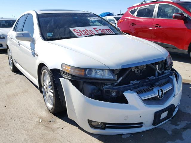 19UUA66237A018783 - 2007 ACURA TL WHITE photo 1