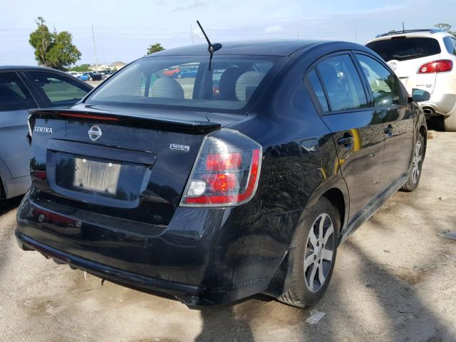 3N1AB6AP8CL751029 - 2012 NISSAN SENTRA 2.0 BLACK photo 4